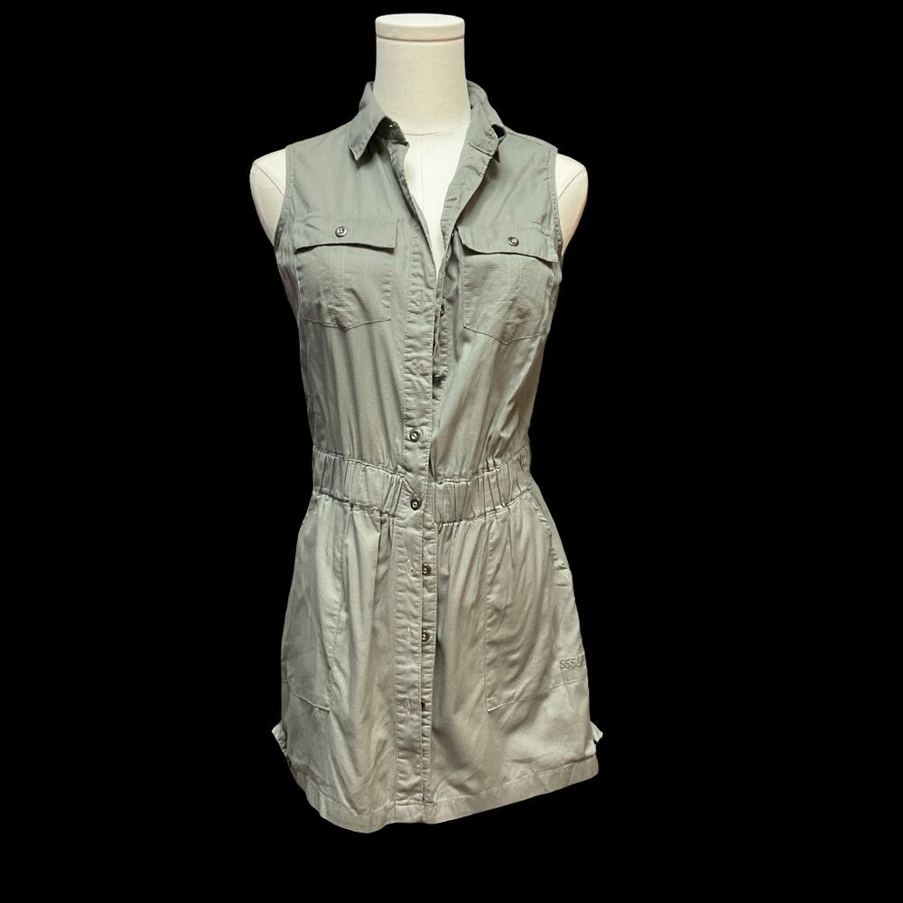 Green Sleeveless Tunic Vest